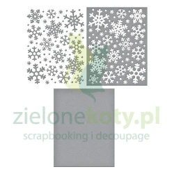 Wykrojnik Spellbinders Frozen Flurries ramka śnieżynki x