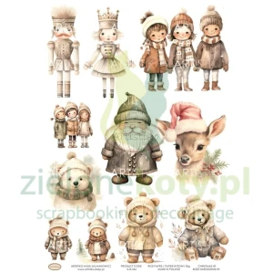 Papier ryżowy decoupage Artistiko Christmas Boże Narodzenie 09