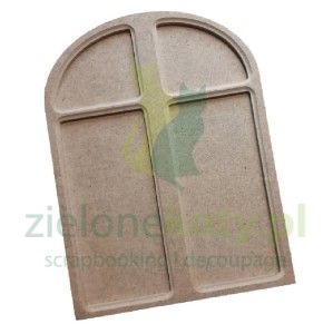 MDF Baza dwuczęściowa Okno z zawiasami 20cm