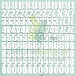 Wycinanka tekturka Mintay Chippies Cyfry