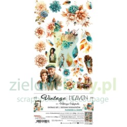 Zestaw dodatków Craft O'Clock Vintage Heaven Flowers
