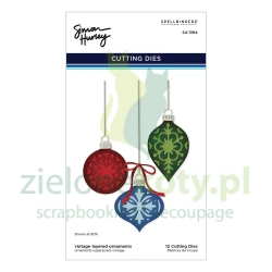 Wykrojnik Spellbinders Vintage Layered Ornaments bombki
