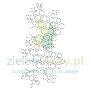 Stempel polimerowy Agateria Plaster miodu tło