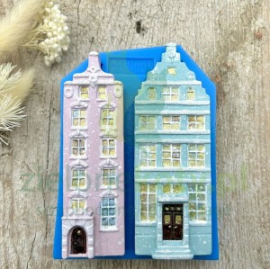 Forma foremka silikonowa Mila Project Kamienice 2szt