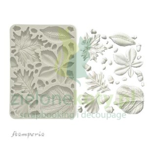 Forma foremka silikonowa Stamperia A5 Forest liście