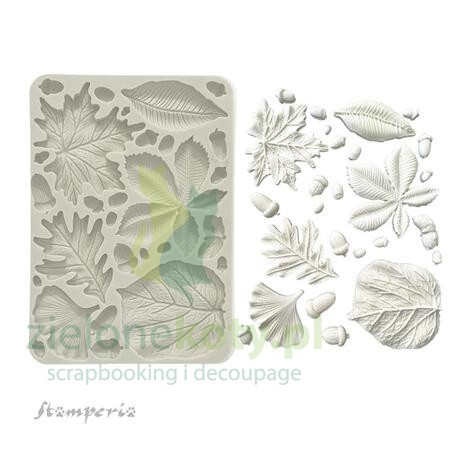 stamperia foremka forest liście.jpg