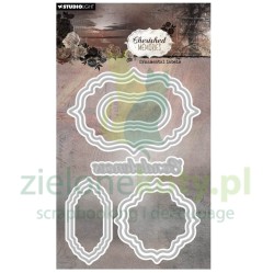Wykrojnik Studio Light Cherished Memories Ornamental Labels ramki