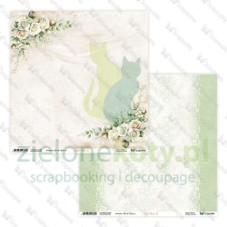 Papier 30x30 ScrapAndMe White Roses 01/02 x