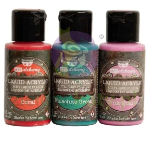 Zestaw farb akrylowych Prima Finnabair Art Alchemy Liquid Acrylic  30ml / 3szt Precious
