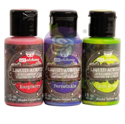 Zestaw farb akrylowych Prima Finnabair Art Alchemy Liquid Acrylic  30ml / 3szt Juicy