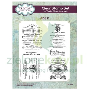 Stempel akrylowy Creative Expressions by Taylor Made Journals ADS 2 pismo