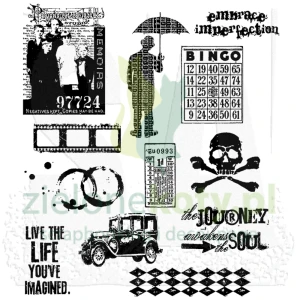 Stemple Tim Holtz Stampers Anonymous Mini Muse vintage