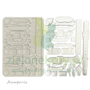 Forma foremka silikonowa Stamperia A5 Art Of Travelling paski