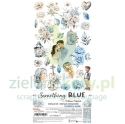 Zestaw dodatków Craft O'Clock Something Blue Flowers & More