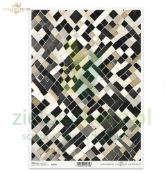 Papier ryżowy decoupage ITD Collection A4 tło x