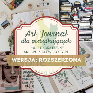Pakiet Art Journal dla początkujących rozszerzony - produkty + tutoriale