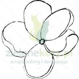 Stempel gumowy AB Studio Kwiat 12 x