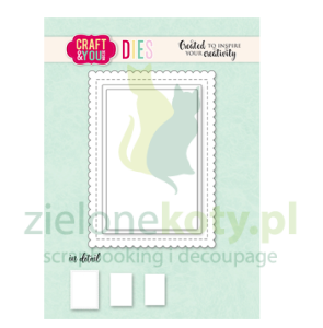 Wykrojnik Craft&You ATC Biscuit Frame ramka herbatnik