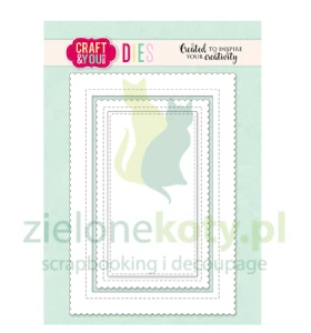 Wykrojnik Craft&You Biscuit Photo Frame Ramka foto  z falbanką
