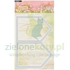 Wykrojnik Studio Light Spring Meadow House Card baza kartki domek x