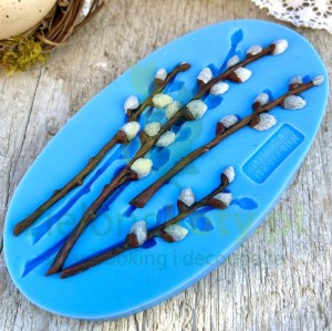 Forma foremka silikonowa Mila Project Willow Catkins Bazie
