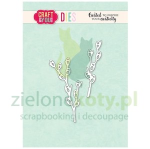 Wykrojnik Craft&you Design Catkin Twigs Bazie