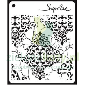 Szablon maska SnipArt mini 8x10cm Retro Damask wzór