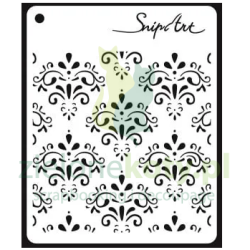 Szablon maska SnipArt mini 8x10cm Damask tapeta