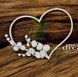 Wycinanka SnipArt Meadow Dreams Serce z konwaliami