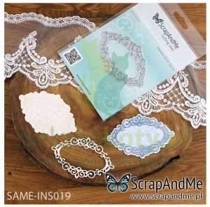 Wykrojnik ScrapAndMe Ramka owal 10cm
