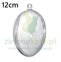 Jajko akrylowe plexi 12 cm
