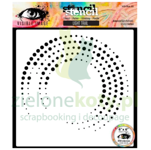 Szablon maska Visible Image 14x14cm Light Trail kółka