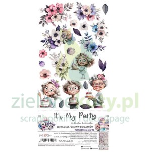 Zestaw dodatków Craft O'Clock It's My Party Flowers & More