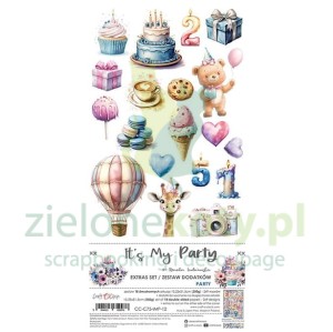 Zestaw dodatków Craft O'Clock It's My Party Party urodziny