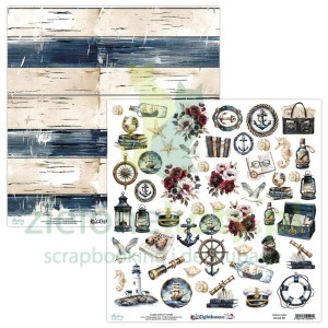 Papier 30x30 Mintay dodatki do wycinania Lighthouse 09 