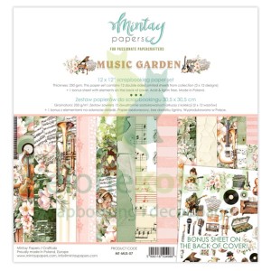 Zestaw papierów 30x30 Mintay Music Garden
