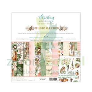 Zestaw papierów 20x20 Mintay Music Garden