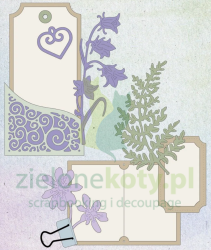 Wykrojnik Studio Light Diary Of Dreams Lace Dream Elements kieszonka, tag