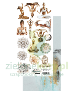 Papier 15x30 Alchemy Of Art In the morning / O poranku dodatki do wycinania joga