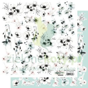 Papier 30x30 Alchemy Of Art dodatki do wycinania In the Morning / o poranku kwiaty