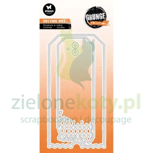 Wykrojnik Studio Light Grunge Collection Slimline & Label Tag Shapes tagi