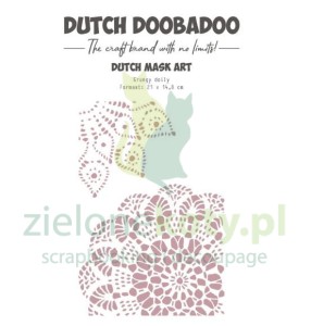Szablon maska Dutch Doobadoo 14,5x21 cm Grunge Doily serwetki