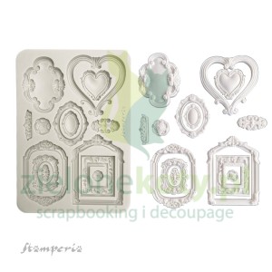 Forma foremka silikonowa Stamperia A5 Timeless frames ramki