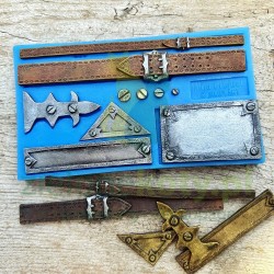 Forma foremka silikonowa Mila Project paski i okucia