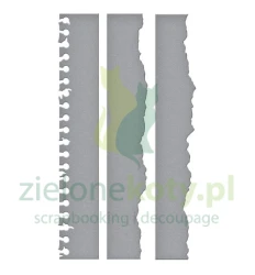 Wykrojnik Spellbinders Torn Paper Edges border porwana strona