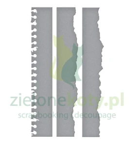 Wykrojnik Spellbinders Torn Paper Edges border porwana strona