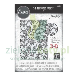 Folder do embbosingu Sizzix A5 Botanical Large kwiaty, liście