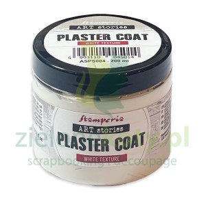Pasta strukturalna Stamperia ART stories  Plaster Coat biała 200 ml