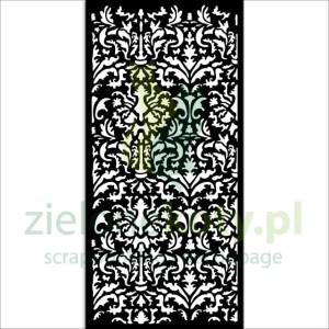 Szablon maska Stamperia 3D 12x25cm Venice City of Art tapeta damask