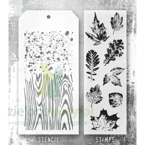 Tim_Holtz_Clear_Stamps_and_Stencils_Leaf_Prints_2_Speckles_Woodgrain_thmm167_product_image.jpg